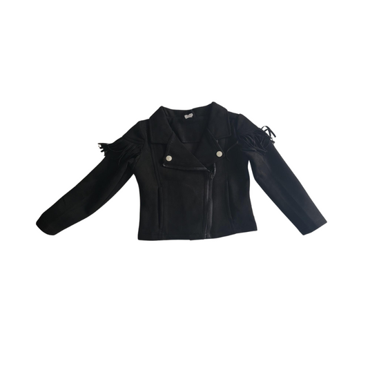 Veste à franges noire - B.NOSY