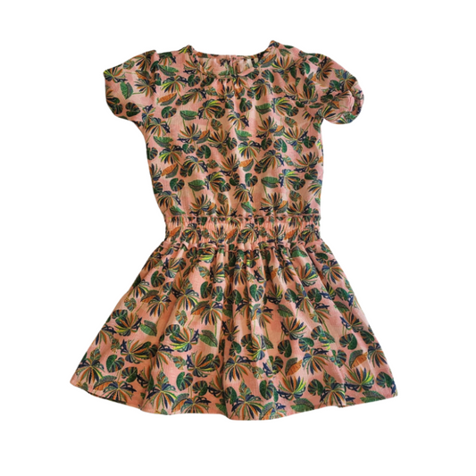 Robe à manches courtes tropicale - B.NOSY