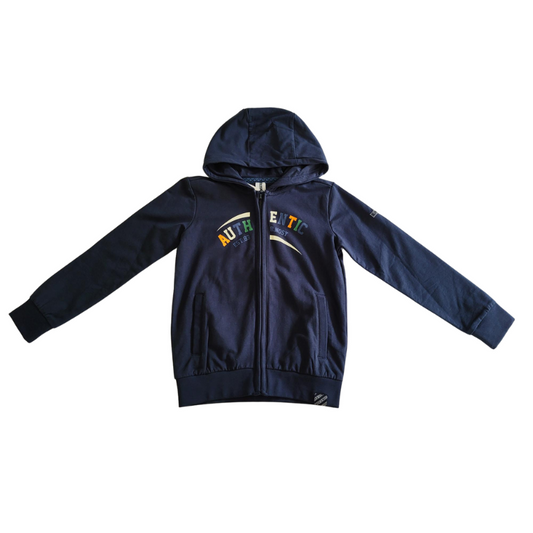 Gilet sweat à capuche bleu marine - B.NOSY